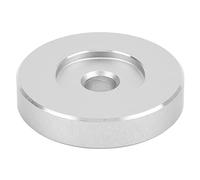 MtLavishishishishishing Record Adapter Adapter Metal Turtable Disc Accessory Parte di sostituzione Promuove Record stabile suonando un bellissimo colore Silver decorazioni di