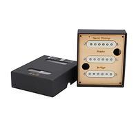Mtlavishishishishishing Single boil Pickup Set per chitarra elettrica con design a colori retrò in metallo Coil Neck Middle Bridge Music Strument Accessori bianchi
