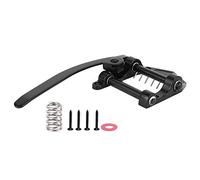 Mtlavishishishishishing tailpiece bridge vibrato realizzato in una lega di zinco forte e spessa per chitarre elettriche fiche sg lp forti resistenti e anti -con sensazione liscia (Black)