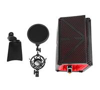 Mtlavishishishishishinness Microfono Isolation in Plastica con Multi Pannello Design Pieghevole Cover di Assorbimento del Suono per Registrazione in Studi e Varie Scene