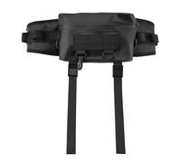 Mtlavishishishishishishing Fanny Pack Multi Funtion Outdoor Fishing Pacco con cinghia e supporto per canne da pesca ideale per la pesca in bicicletta e viaggi in ciclismo e viaggi (Nero)