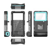 Mtlavishishishishishishing immersion teatro protettivo compatibile con e Professional Waterproof Case per lo snorkeling subacqueo video aggiornato IP68 IP68 STANDARD DUGLIUND (Blu)