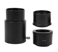 Mtlavishishishishishishing Telescope astronomico da 2 pollici da 60 mm a prolunga e t2 fx Adapter Anello impostato in lega di alluminio di alta qualità forte durevole adatto per