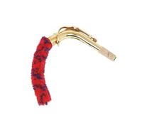 Mtlavishishishishness Saxophone Cending Neck Bisking Arming Strumento di pulizia del tubo interno per il collo di sassofono in alto e tenore con filo addensato in acciaio