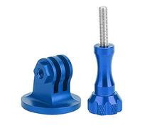 Mtlavishishishness Alluminum Leghe Action Camera Adapter Adapter Base Multipurpose Versatile 1/4in Vite per fotocamere sportive e d'azione con 5 opzioni di colore (Blue)