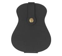Mtlavishishishness Guitar Pick Holder Case realizzato in pelle premium PU con 18 slot di grande capacità per i chitarristi durante le prove e le prestazioni ideali per conservare (Nero)