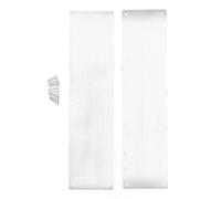 Mtlavishishness 2pcs 304 piastre per porte in acciaio inossidabile ideali per proteggere le porte interne ed esterne graffi e indossare queste piastre sono realizzate in acciaio