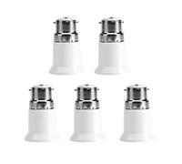 Mtlavishishness 5pcs B22 da maschio a E27 Female Socket Bulb Adapter Adapter Lampleds Lamplers Hold Flame Material Materiale PC Temperatura di calore Invecchiamento di buone