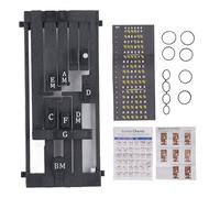 Mtlavishishness Chitar Cord Assister Assistante per principiante innovativo Aiutante per l'apprendimento della chitarra su chitarre folk da 36 a 41 pollici con materiale ABS e