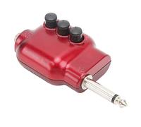 Mtlavishishness chitar preamplificatore mini preamp ideale per chitarre acustiche dà vita alla tua casa stereo come un amplificatore di chitarra materiale ABS richiede 1 x bottone