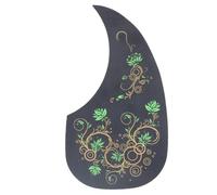 Mtlavishishness Chitarra acustica Pickguard auto adesiva Decorativa Piatto di graffio Proteggi la chitarra da graffi perfetta per una vestibilità da 40 pollici a 41 pollici di