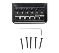 Mtlavishishness Electric Guitar Saddle Bridge Roldy Durevole per chitarre Stratocaster e Telecaster in stile Stratocaster a 6 corde Miglioramento della qualità tonale con