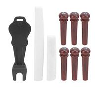 Mtlavishishness Guitar Bridge Pin Pegs Puller Cocobolo Accessori per strumenti a corda in legno Sostituzione per chitarre acustiche che migliorano il sustain sonoro e granne ad (MX0230D)