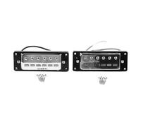 Mtlavishishness Guitar Guitar Double Coil Pickup Superior Sound Qualità e alta sensibilità per la costruzione in metallo a bassi elettrici a sei corde per la durata e l'uso a