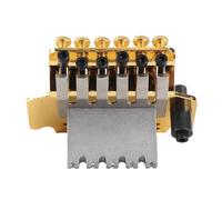 Mtlavishishness Guitar Guitatore Double Tremolo System Shiny Gold Double Blocking Bridge per doppio tremolo Electric Guitars Materiale 495G 495G