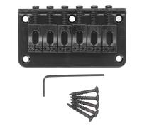 Mtlavishishness Hardtail Bridge per e 6 a 6 corde Materiale in metallo forte con una buona resistenza all'erosione non facile per invecchiare adatto per uso a lungo termine a
