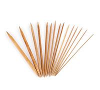MtLavishishness Knitting Set Ideale a doppio appunti per progetti fai -da -te come guanti sciarpe di maglione scarpe calze di 15 dimensioni da 2 mm a 10 mm con 20 cm di lunghezza