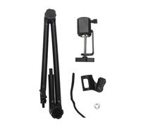 MtLavishishness Microfono Bram State 180 gradi Stable Regolabile Dureble Carbon Steel Desktop Mic Stand per Broacdast Radio Studio