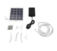 Mtlavishishness Pompa solare Ossigeno Pompa multiuso Conveniente Installazione facile da trasportare ideale per gli acquari e l'emergenza di interruzione dell'energia con tasso di