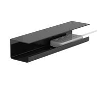 Mtlavishishness sotto la scrivania del vassoio di gestione dei cavi riduce il disordine e organizza i cavi in modo efficace e l'uso di Internet cafe realizzato in materiale in (Nero)