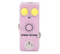 Mtlavishishness Spring Reverb Effect Pedal Enhance Guitar Sound con profondità e carattere per esibizioni di chitarra elettrica da 1/4 pollici Mono Jack MIX MIX Dimora Knob LOW
