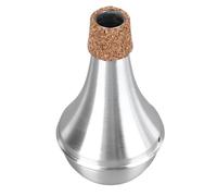 Mtlavishishness tromba muta silenziatore in lega di alluminio durevole e sughero per esercitarsi riducendo il rumore dell'80 90% durante le sessioni di pratica musicale portatili