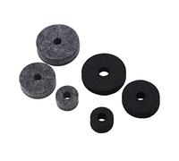 MtLavishishness Trum Felt Set con più dimensioni e caratteristica non slittante ideale per tamburi e piatti che fornisce una buona protezione arriva in colori neri e grigi include