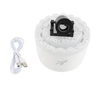 Mtlavishishness USB Fragrance Diffusore Essential Oil Aromatherapy Macchina con colore LED LEGGIO FREGGIO per la casa rilassante con 7 colori 4 Modalità di temporizzazione LED (Bianco)