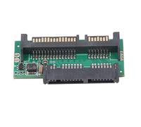 Mtlavishness 1.8 inch Micro SATA To SATA 2.5 SSD Solid State Hard Drive Adapter Card Compact Size Dual Function Power Source 3.3V And 5V Support Convert 1.8 inch 3.3V Micro SATA
