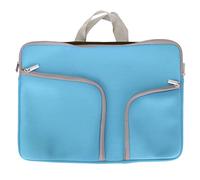 Mtlavishness 15.6in Comfortable Handle Portable Laptop Bag For Travelers Students And Office Workers Compatible With Most 13.3in 14in 15in And 15.6inch Notebook Computers Made Of (Blue)