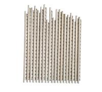 Mtlavishness 19 Pieces Set of 2 0mm Durable Guitar Fret Wire Replacement Parts for Classical Wooden Guitars Made of Premium White Copper with Prevention Outstanding Durability