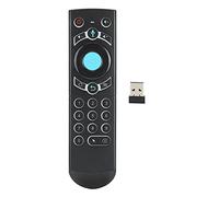 Mtlavishness 2.4G Air Fly Mouse Touchpad Tastiera Telecomando Air Mouse Retroilluminato Trasmissione 2.4G Controllo Vocale e Funzione di Apprendimento IR Design