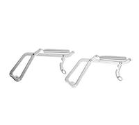 Mtlavishness 2 Pezzi Afferra Frutti di Mare in Acciaio Inossidabile con Gancio Singolo per Catturare Granchi Luccio Pesci Predatori Durevole Design Anticorrosivo della Mascella (gancio singolo)