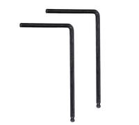 Mtlavishness 2 pezzi Chiave a brugola per truss rod per chitarra acustica Robusta costruzione in acciaio durevole Ideale per la regolazione del manico della chitarra con fori di (4 mm/0.16in)
