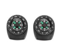 Mtlavishness 2 pezzi cinturino per orologio portatile scivolo scorrevole navigazione bussola da polso per campeggio escursionismo attività all'aperto con di navigazione accurato