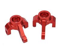 Mtlavishness 2 Pezzi Coppa dello sterzo in Lega di Alluminio Adatta per JIMNY RC Accessori di aggiornamento per Auto Parti con Superficie anodizzata e Lavorazione CNC per (Rossa)
