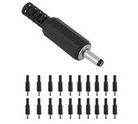 Mtlavishness 20 Pezzi Connettore Jack DC Adattatore di Alimentazione Maschio 3,5 mm x 1,35 mm Corto Leggero Facile da Trasportare Resistente alle Alte Temperature per Vari Disposit