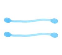Mtlavishness 2PCS Silicone Blu Body Shaper Allungato Alta Elasticità Yoga Pull Rope Resistenza Stretch Band Pull Rope per Yoga Pilates e Allenamento della Forza Design Compatto