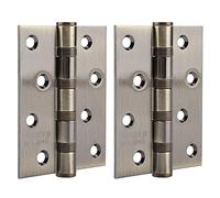 Mtlavishness 4 Inch 3mm Stainless Steel Door Hinge With Loose Pin And Muffler Buffer Bearing Ideal For Wood Doors Interior Doors And Various Other Doors Strong Duty Fadeproof