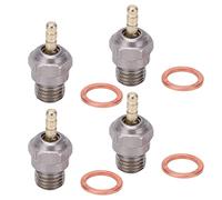 Mtlavishness 4 Pezzi Set Spina a Scintilla per Motori Nitro Auto Telecomandate 1/8 1/10 Scala Realizzata in Acciaio e Ottone con Accensione Rapida Compatibile con Veicoli a Metanol