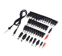 Mtlavishness 44 Pezzi Tutto in 1 Spina CC Universale per Laptop Ideale per Adattatore di Alimentazione CA Notebook Laptop Set Multifunzionale con Jack 5 5 2 1 mm Adatto per (44 en 1)