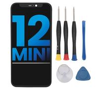 Mtlavishness 5.4 inch Incell 3D Touch Display Water Sealed Digitizer Full Assembly with Repair Tool Kit for iOS 12mini for 398 400 399