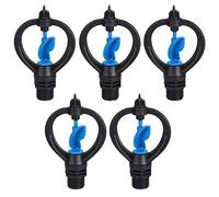 Mtlavishness 5 pezzi G1 2 filettatura maschio irrigatore per prato da giardino irrigatore per irrigazione strumento di irrigazione per una copertura uniforme facile installazione