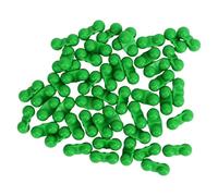 Mtlavishness 50PCS Pesca Doppio Sonaglio Attrattore per Pesca in Mare in Metallo Campana con Custodia in Plastica per Attirare i Pesci, Arancione Migliora l'Attrazione dei Pesci (Verde)