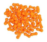 Mtlavishness 50PCS Pesca Doppio Sonaglio Attrattore per Pesca in Mare in Metallo Campana con Custodia in Plastica per Attirare i Pesci, Arancione Migliora l'Attrazione dei Pesci (Arancia)