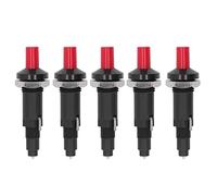 Mtlavishness 5PCS Accenditore piezoelettrico 1 Out 2 Spark Accenditori per griglia a pulsante con guscio in PP per cucinare all'aperto Compatibile con gas naturale liquefatto e