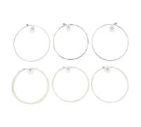 Mtlavishness 6 corde per chitarra, estremità sferica, in metallo, accessorio per strumenti di ricambio, bel suono, vibrazioni forti, buona risonanza, suonare semplicemente, per principianti