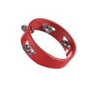 Mtlavishness 6 Inch Single Row Wooden Tambourine for Adults with Pleasant Jingle Sound Ideal for Home School Party Musical Performances Available in 6 8 10 Inch Sizes (S)