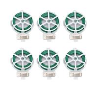 Mtlavishness 6 Pezzi Filo Verde per Cravatte da Giardinaggio Legami per Rampicanti per Vite per Fiore Fai da Te Fisso Supporto per Piante Legami da Giardino per Piante Legami per