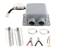 Mtlavishness 600 800W Riscaldatore elettrico per auto con tecnologia ceramica PTC a riscaldamento rapido Sbrinatore portatile a 2 fori per finestrini, ventola disappannante per (12V)